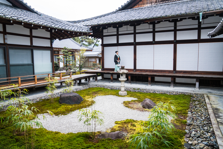 京都の境内